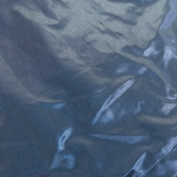 RAINS A-Line Waterproof Hooded Rain Jacket in Sonic Blue Metallic XS - Picture 13 of 15